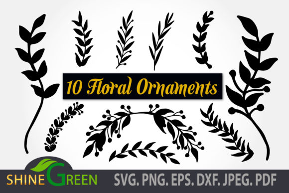 Beautiful Wedding Floral Ornaments Bundle: Endless Design Possibilities
