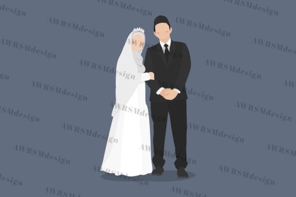 Celebrating Love: Designing with Islamic Wedding Illustrations