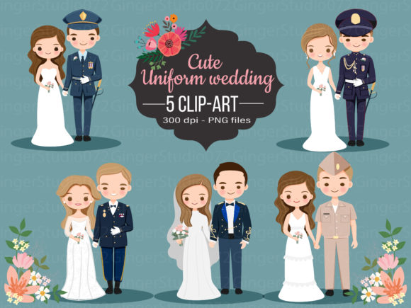 Charming Wedding Clipart for Your Creative Projects