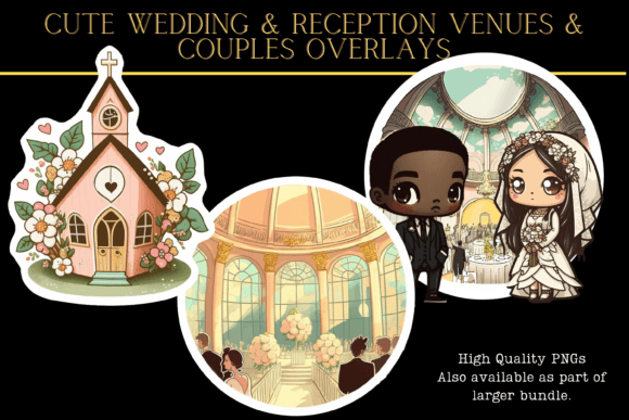 Creative Wedding Design Assets for Modern Projects