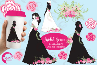 Elegant Wedding Silhouettes Clipart for Your Special Day