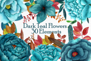 Enchanting Watercolor Autumn Flowers for Fall & Wedding Designs