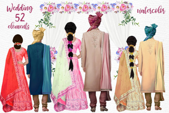 Hindu Wedding Clipart Indian Couples: A Designer's Guide