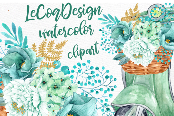 Mint Watercolor Flowers: Elevate Your Spring & Wedding Designs