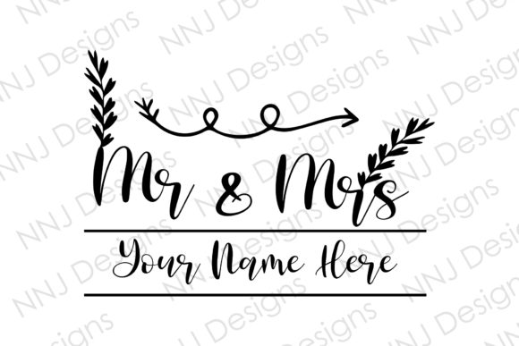 Mr and Mrs SVG Wedding Decor Clipart: A Designer's Guide