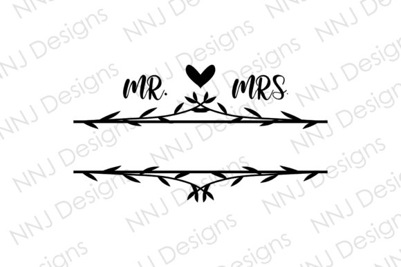 Mr and Mrs Wedding Decoration SVG: Crafting Timeless Designs