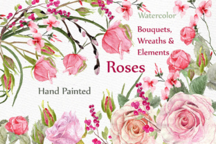 Wedding Roses Bouquets Clipart for Stunning Designs